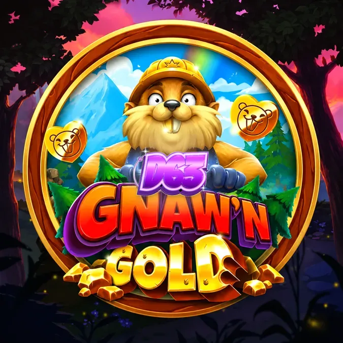 Interface do slot Gnaw’n Gold com elementos temáticos da floresta